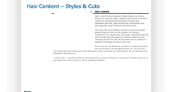 Desktop Screenshot of haircontent.com
